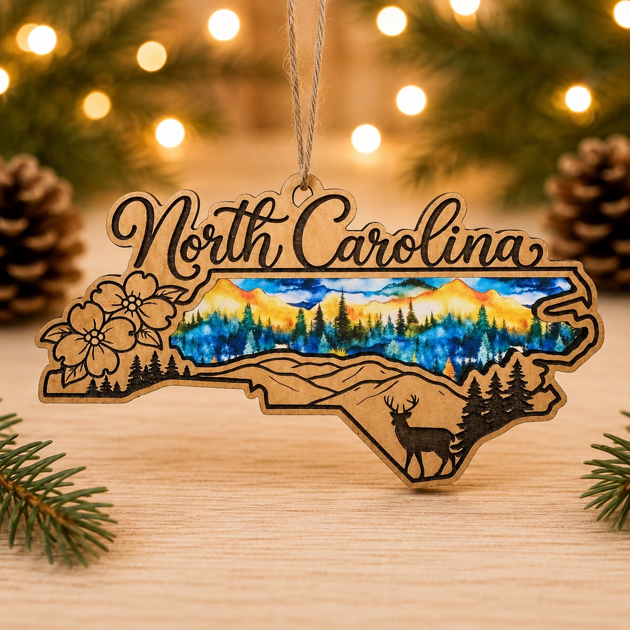North Carolina State Ornament